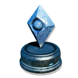 An exclusive buildable base ornament, sculpted from ice.