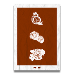 An exclusive piece of self-adhesive, crease-proof wall art.