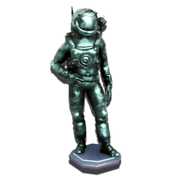 An exclusive buildable base ornament, cast in silver.