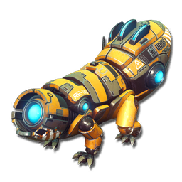 A metal 'egg' capsule, <span class="typeTRADEABLE">ready to hatch!</span>