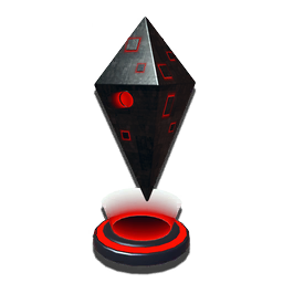 A synthetic polymer adornment for your starship's cockpit, fashioned in the likeness of an Atlas Interface.