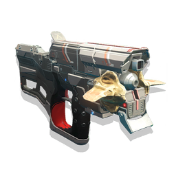 An exclusive <span class="typeSTELLAR">Multi-Tool</span>. This pistol comes with a powerful <span class="typeTECHNOLOGY">Scatter Blaster</span> pre-installed.