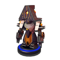 A synthetic polymer companion for your starship's cockpit, fashioned in the likeness of the Traveler Apollo.