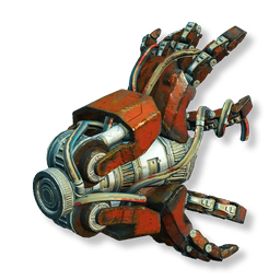 This ornate centerpiece forms the <span class="typeSTELLAR">head</span> of a <span class="typeTECHNOLOGY">Autophage staff</span>.