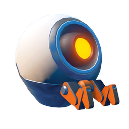 A metal 'egg' capsule, <span class="typeTRADEABLE">ready to hatch!</span>