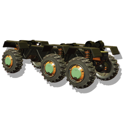 A custom running gear module for a terrestrial vehicle, compatible with the <span class="typeTECHNOLOGY">Colossus</span> large Exocraft.