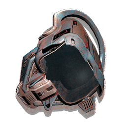 The metallic shell of a disconnected electronic lifeform that was too distant from its kind to be refreshed with a new entity.