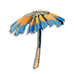 A tall desert-native tree. The fronds resemble the plumage of a bird, and crown in a drooping formation.