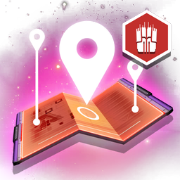 A strange, shifting map. Though hard to focus upon, this chart appears to show the location of a nearby <span class="typeSPECIAL">Sentinel Pillar</span>. Such Sentinel strongholds house many secrets...