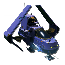 An exclusive <span class="typeSTELLAR">Starship</span>. Specialized in dogfighting, this craft boasts superior mobility and advanced firepower, and is fitted with an upgraded <span class="typeTECHNOLOGY">Positron Ejector</span>.