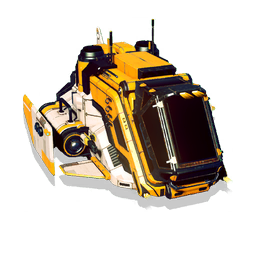 An exclusive <span class="typeSTELLAR">Starship</span>. This versatile shuttle comes with a <span class="typeTECHNOLOGY">range of upgraded technologies</span> pre-installed.