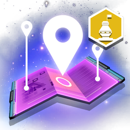 A map showing the location of a nearby planetary settlement, acquired from the <span class="typeSTELLAR">Space Station Cartographer</span>.