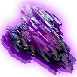 A sinister shard of <span class="typeSPECIAL">purple glass</span>, salvaged from the destroyed remains of Sentinel machinery. Its walls are thin, and it may be broken down to access valuable Sentinel components.