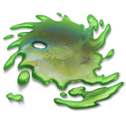 A pulsating, foul smelling goop that builds up in poorly-maintained machinery.